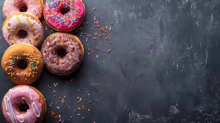 national donut day with space area for text