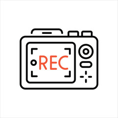 Video Camera vector icon