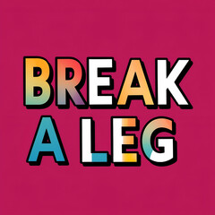 break a leg