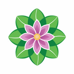 Fototapeta premium Elegant Flower Vector Illustration
