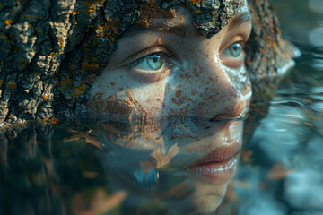 Reflecting on personal growth and transformation, recognizing the evolution of identity and values over time. Concept of self-development and introspective growth. Generative Ai.