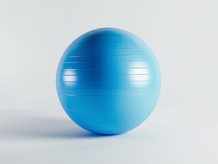 Fototapeta premium Blue Fitness Ball
