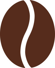 coffee bean icon vector. symbol, sign