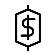 dollar sign icon	