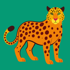 Vector Jaguar: Dynamic Wildlife Illustration