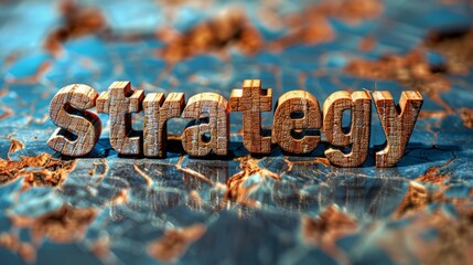 Brick Planning and Tactic concept art poster.