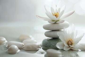 A rejuvenating haven offering a range of holistic therapies, from reiki to reflexology, fostering inner peace and harmony. Concept of holistic healing and balance. Generative Ai.