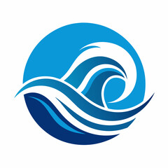 Wave Symbol Logo Design