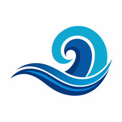 Wave Symbol Logo Design