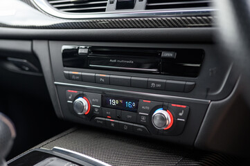 Dual Zone Climate Control Interface with A/C and Heated Seat Controls