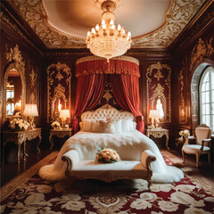 luxury hotel bedroom