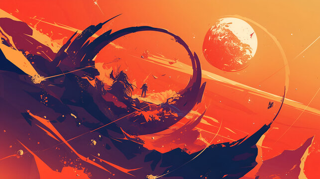 Aesthetics Background Image, AI Generated