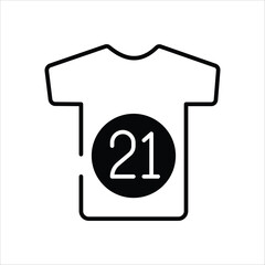 T-shirt vector icon