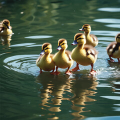 ducks in the lake