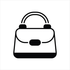 Handbag vector icon