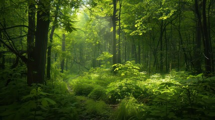 Obraz premium Amur forest ART wallpaper background