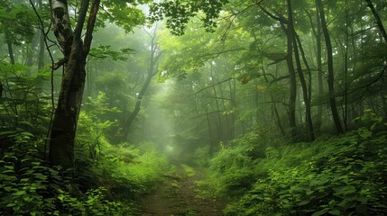 Fototapeta premium Amur forest ART wallpaper background