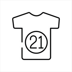 T-shirt vector icon