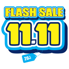 11.11 november Flash sale vector,icon
