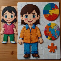 Maze for a puzzle booklet, AI, design