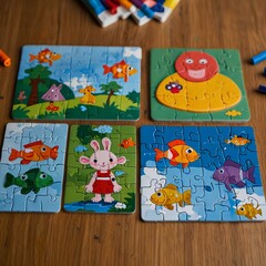 Maze for a puzzle booklet, AI, design