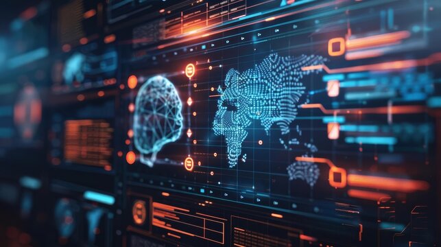 Modern online learning platform interface with interactive lessons and diverse courses, highresolution and userfriendly