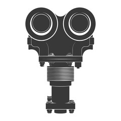 Silhouette piston double black color only