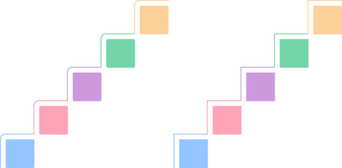 flowchart infographic frame
