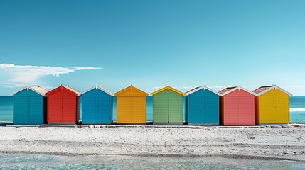 Naklejka premium vacation, water, background, sea, summer, sand, ocean, sun, blue, beach, travel, relax, tropical, nature, sunny, paradise, resort, seascape, shore, tropics, holiday, sky, coast, landscape, season, tou