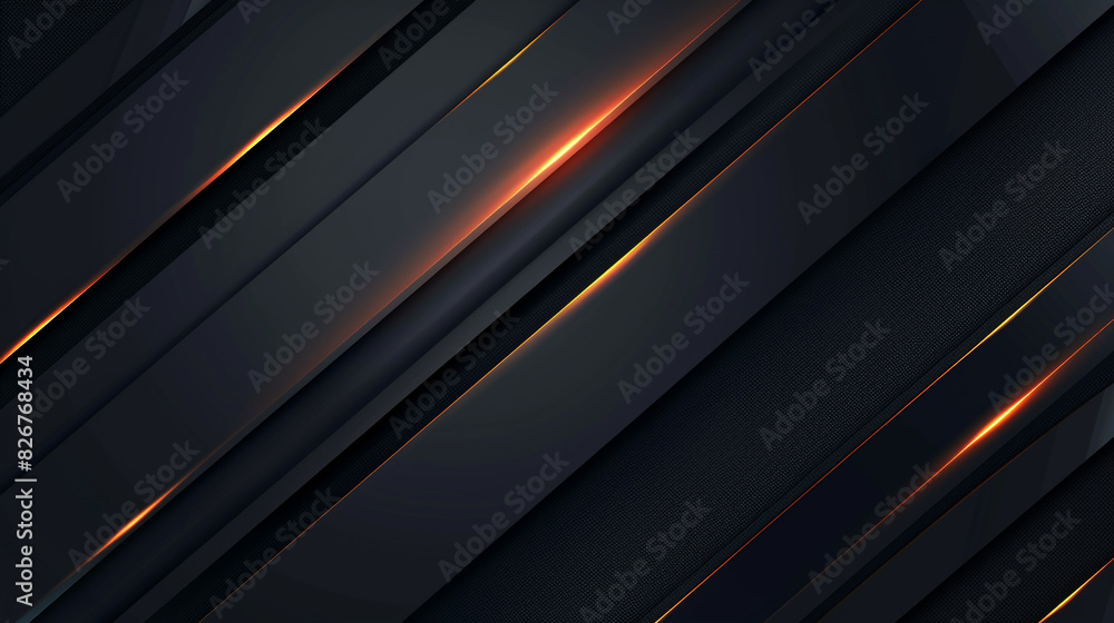 Poster dark deep black dynamic abstract background with diagonal lines premium gradient black background.