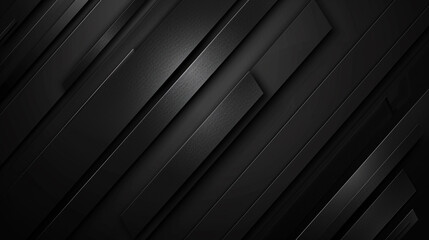 Dark deep black dynamic abstract background with diagonal lines premium gradient black background.
