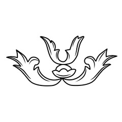vintage baroque ornament 