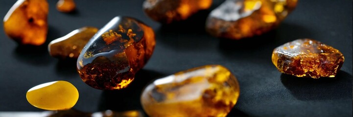 Master making amber products
