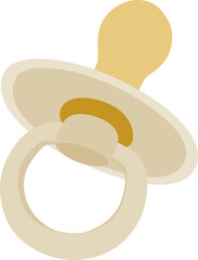 Illustration of baby pacifier.  Pacifier to help increase baby's suction power