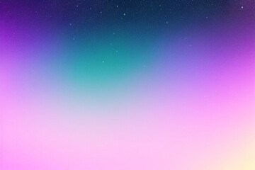 Obraz premium Pink pastel background with hearts and bokeh. Fantasy kawaii magic sky with gradient. Cute vector print. Dreamy girly fantasy wallpaper.