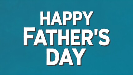 Happy Fathers Day (Motivational Quotes- Illustration-typography)