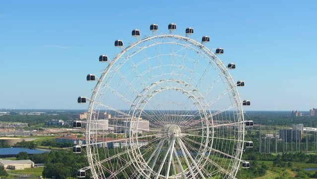 Orlando Eye Ferris wheel at Icon Park in Orlando, Florida. USA tourist attraction.