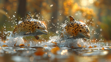Fototapeta premium fish in the water