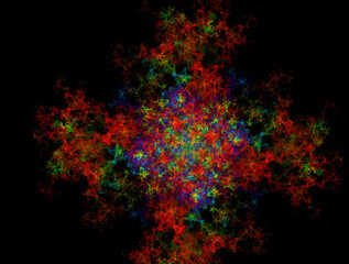 Imaginatory fractal abstract background Image