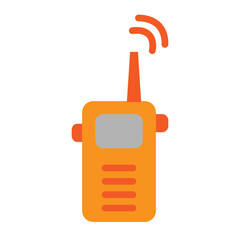 Walkie talkie Flat Icon Design