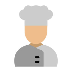 Chef Flat Icon Design