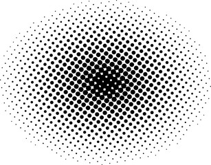 Halftone dots comic pattern