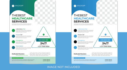 medical flyer design