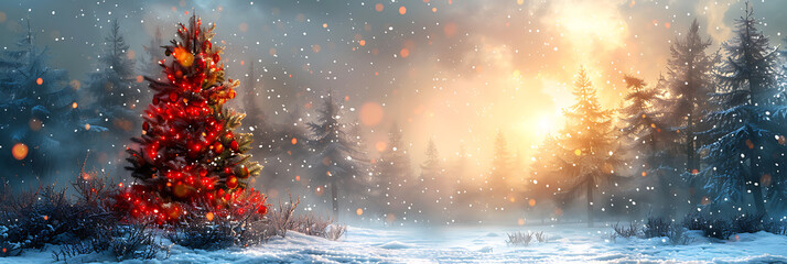 Create Your Own Winter Masterpiece with Empty Canvas and Blurred Xmas Background
