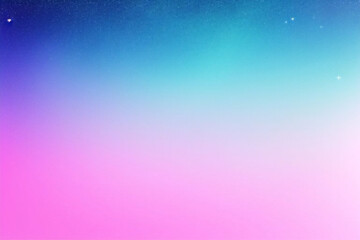 Fototapeta premium Gradient purple sky background. Pink night space with stars and sparkles. Vector dark galaxy. Fantasy cosmic vibrant color universe. Liquid iridescent outer space with glitter texture.