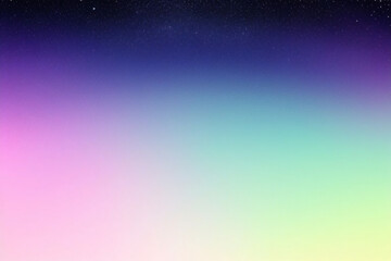 Gradient purple sky background. Pink night space with stars and sparkles. Vector dark galaxy. Fantasy cosmic vibrant color universe. Liquid iridescent outer space with glitter texture.
