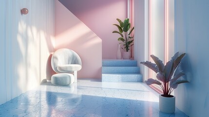Soothing Minimalism: Infusing Light and Pastels into Modern Interior Design