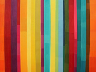 Geometric stripes in vibrant colors