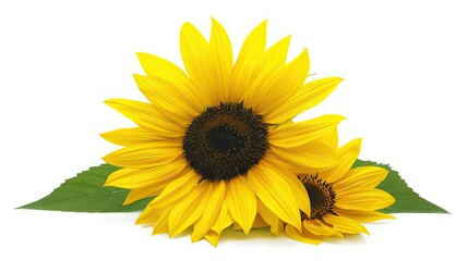 illustration background sun flower