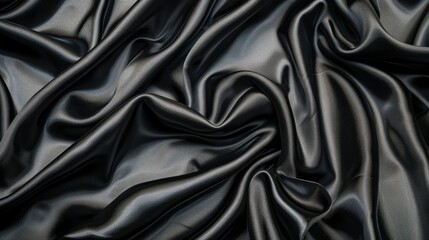 Fototapeta premium Luxurious satin fabric with glossy sheen